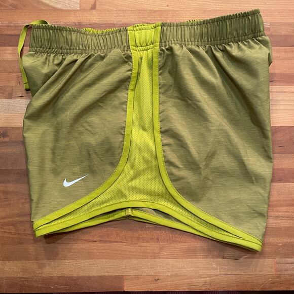 Nike Dri-Fit Tempo Brief Lined Womens Running Shorts green Medium - Picture 5 of 8